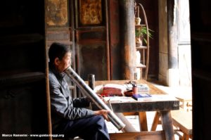 Homem, Tuanshan, Yunnan, China. Autor e Copyright Marco Ramerini